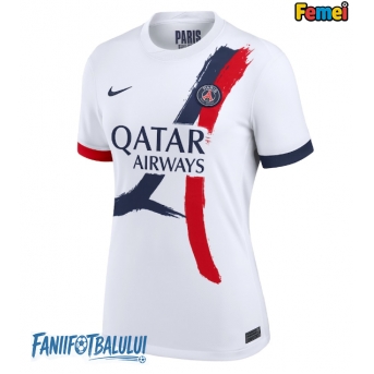 Paris Saint-Germain Tricou Fotbal Replică 2025-26 Femei Deplasare